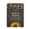 Rustic Sunflower Wedding Save the Date