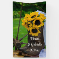 Rustic Sunflowers and Cowboy Boots Country Wedding