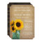 Rustic Sunflowers Mason Jar Country Wedding