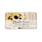 Rustic Sunflowers Mason Jar Return Address Label
