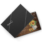 Rustic Sunflowers Mason Jar String Lights Wedding