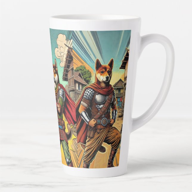 Rustic Superdog Latte Mug: The Indie Hero Mug (Right)