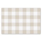 Rustic Tan and White Buffalo Check Pattern