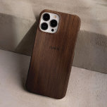 Rustic Tan Brown Colour Faux Wooden Texture Custom iPhone 16 Pro Case<br><div class="desc">Custom Rustic Tan Brown Coloured Faux Woodgrain. An elegant, contemporary, and stylish cover for the hip, artistic motif enthusiast who wishes to shield their phone from wear and tear and dust. Stunning and unique custom phone case design for you, your best friends, ideal for birthday gifts. Easily personalised with your...</div>