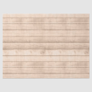 Rustic Tan Wood Decoupage Tissue Paper