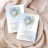 Rustic Teal Blue White Peonies Wedding Details Car