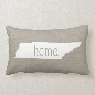 Rustic Tennessee Home State Throw Pillow