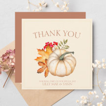 Rustic Terracotta Autumn Fall Pumpkins Wedding