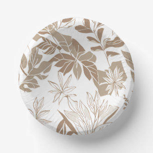 Rustic Terracotta Wildflower Boho Spring Style Paper Plate