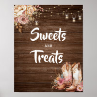 Rustic Texas Boots Cowgirl Birthday Sweets Treats