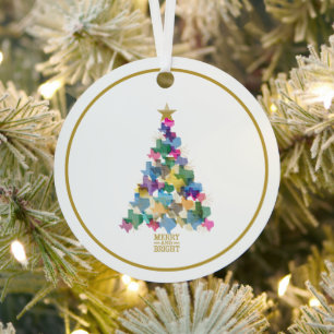 Rustic Texas Christmas Tree Metal Tree Decoration