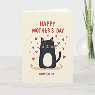 Rustic Text Mothers Day Card