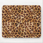 Rustic Texture Leopard Print Mouse Pad<br><div class="desc">Modern Leopard print skin in earth tones with a rustic texture. A unisex stylish animal print fashion design that's always in style.</div>