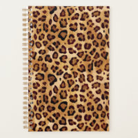Rustic Texture Leopard Print