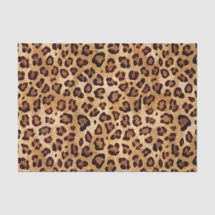 Rustic Texture Leopard Print Tissue Paper
