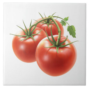 Rustic Tomatoes Ceramic Tile
