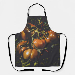Rustic Tomatoes Vintage Farmhouse Chef Botanical Apron