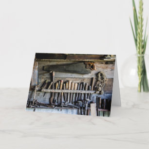 Rustic Tools Card