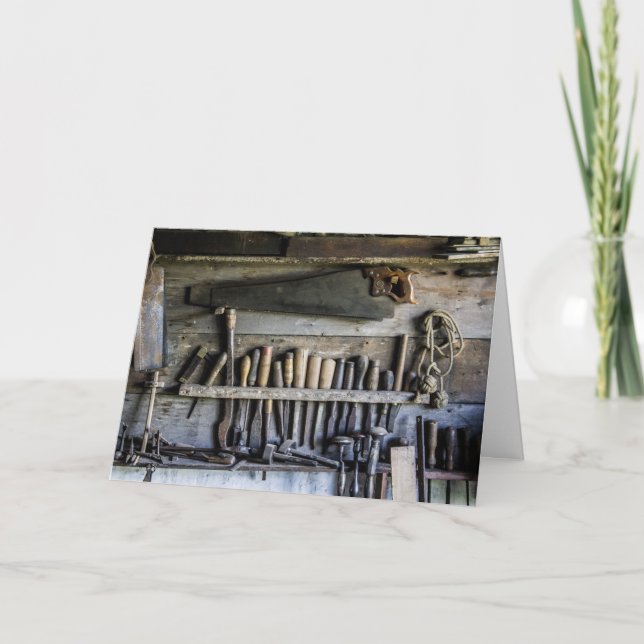 Rustic Tools Card (Front)