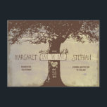 rustic tree and string lights save the date card<br><div class="desc">Rustic grungy save the date card with old oak tree decorated with string lights and love heart carved on it's trunk. -------- If you push CUSTOMIZE IT button you will be able to change the font style,  colour,  size,  move it etc. it will give you more options!</div>