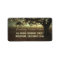 rustic tree and twinkle lights address labels