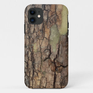 Rustic tree bark, outdoor natural pattern  iPhone 11 case