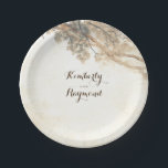 Rustic Tree Branches Paper Plate<br><div class="desc">Country rustic old oak tree branches outdoor wedding reception paper plates</div>