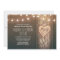 rustic tree heart & string lights rehearsal dinner