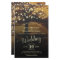 Rustic Tree & Lights BUDGET Wedding Invitation
