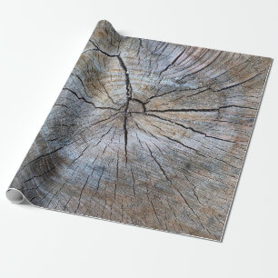 Rustic Tree ring pattern  Wrapping Paper