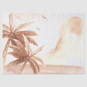 Rustic Tropical Palms Tissue Paper
