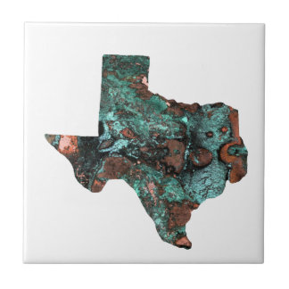 Rustic Turquoise Texas Ceramic Tile