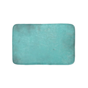 Rustic Turquoise Vintage Bath Mat
