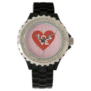 Rustic Valentine's Day Love Classic Women Watch