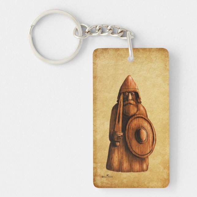 Rustic Viking Key Ring (Front)