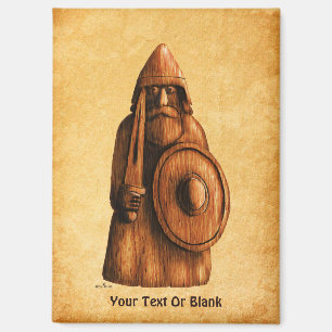 Rustic Viking Magnet