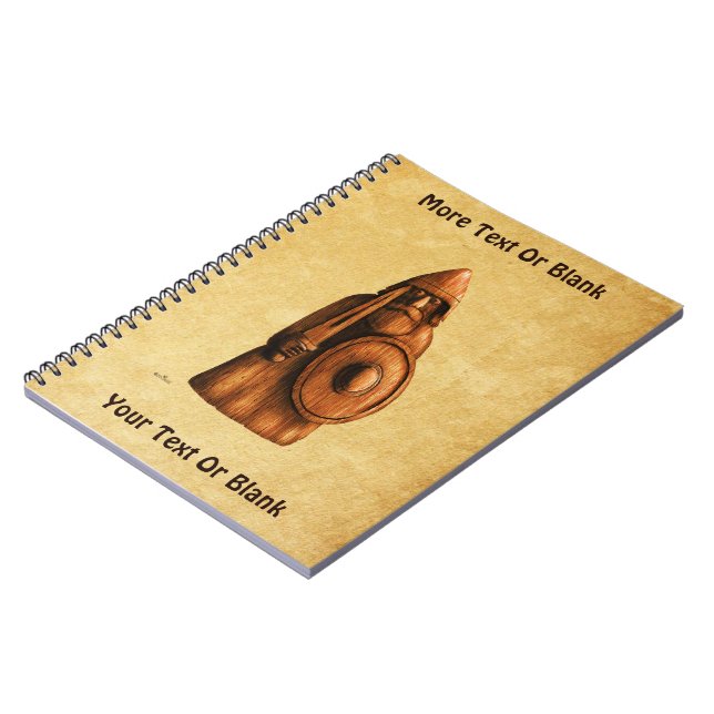 Rustic Viking Notebook (Left Side)