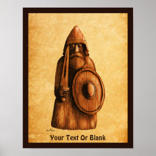Rustic Viking Poster