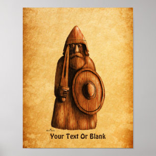 Rustic Viking Poster