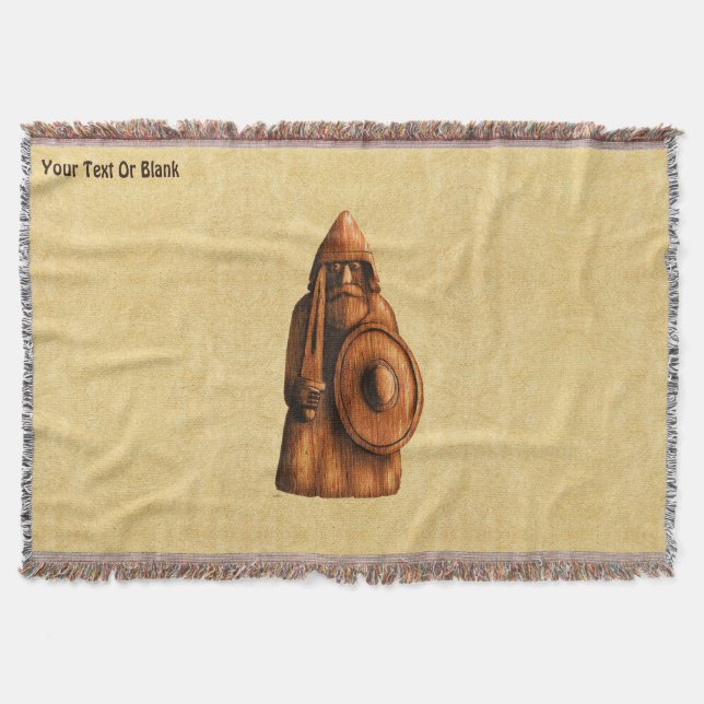 Rustic Viking  Throw Blanket (Front)