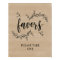 Rustic Vines Wedding favours sign