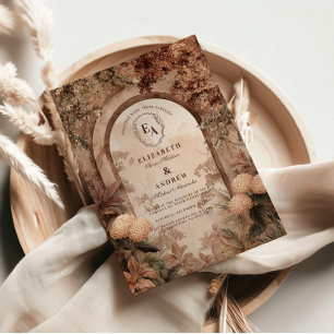 Rustic Vineyard Archway Wedding Invitation