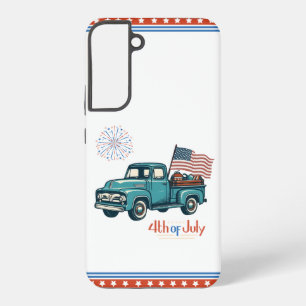Rustic/vintage 4th of July Samsung Galaxy Case
