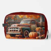 Rustic/vintage autumn farm truck