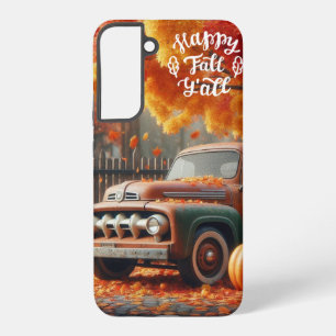 Rustic/vintage autumn farm truck samsung galaxy case
