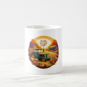 Rustic/vintage autumn on the farm coffee mug