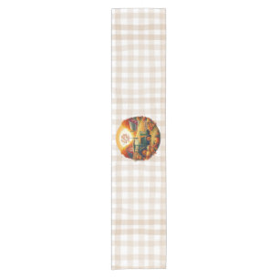 Rustic/vintage autumn on the farm short table runner