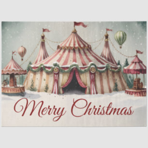 Rustic Vintage Circus Tent Tissue Paper