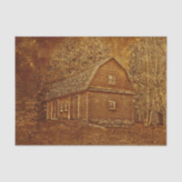 Rustic Vintage Country Texture Rust Red Barn