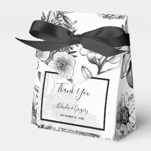 Rustic Vintage Flowers Wedding Favour Box